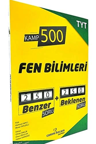 TYT Fen Bilimleri Kamp 500 Denemesi Kolektif