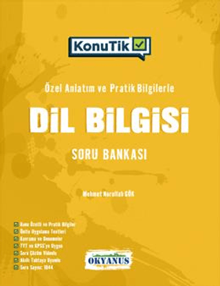 TYT KonuTik Dil Bilgisi Soru Bankası Serpil Ertuna