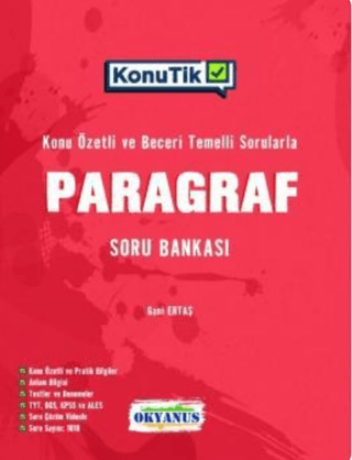 YKS KonuTik Paragraf Soru Bankası Kolektif