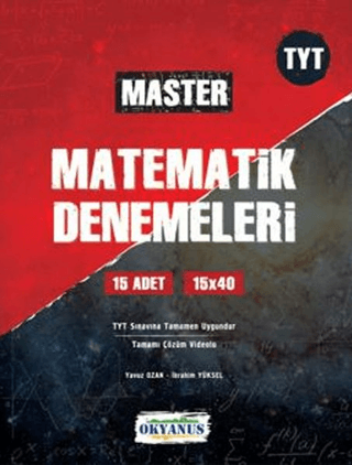 TYT Master 15 Matematik Denemeleri Sonay Aydın