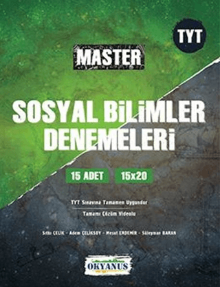 TYT Master 15 Sosyal Bilimler Denemeleri Sonay Aydın