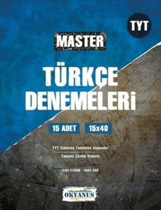 TYT Master 15 Türkçe Denemeleri Erbil Elidar