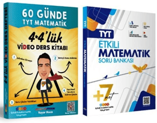 TYT Matematik Soru Bankası ve 60 Günde TYT Matematik Video Ders Kitabı