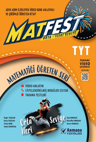 YKS TYT Matfest Orta İleri Seviye Soru Kitabı Barış Tazecan