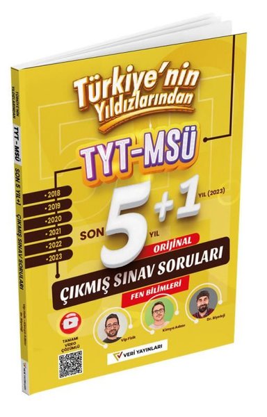 TYT MSÜ Fen Bilimleri Son 6 Yıl Çıkmış Sınav Soruları Kolektif