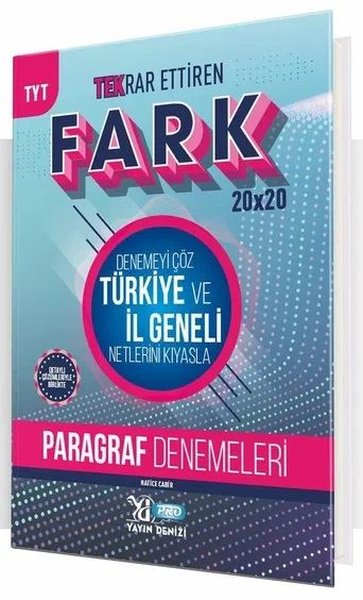 TYT Paragraf Fark 20x20 Tekrar Ettiren Deneme Kolektif