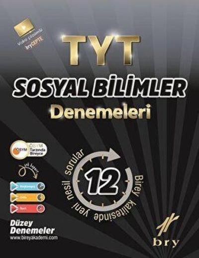 TYT Sosyal Bilimler 12'li Branş Denemeleri Kolektif