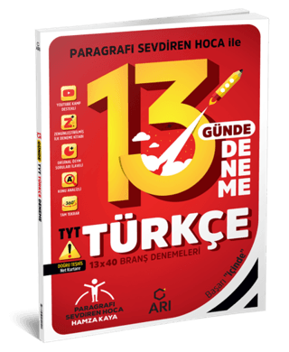 TYT Türkçe 13 Günde 13x40 Branş Deneme Kolektif