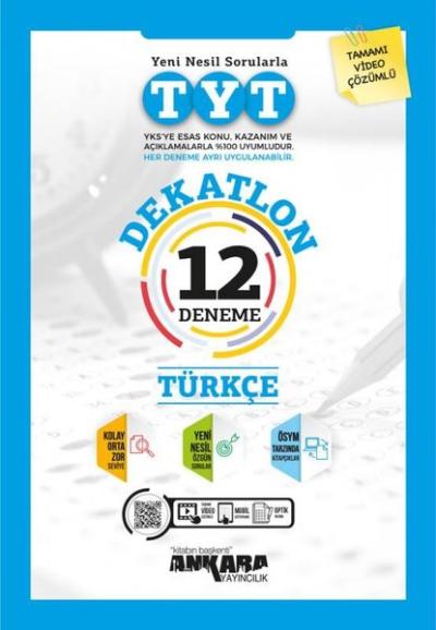 TYT Türkçe Dekatlon Denemeleri ( 12 Adet ) Kolektif