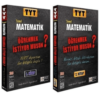 TYT Video Çözümlü Matematik Öğrenmek İstiyor musun? (2 Kitap Takım) Öz