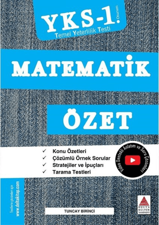 YKS 1. Oturum Matematik Özet Tuncay Birinci