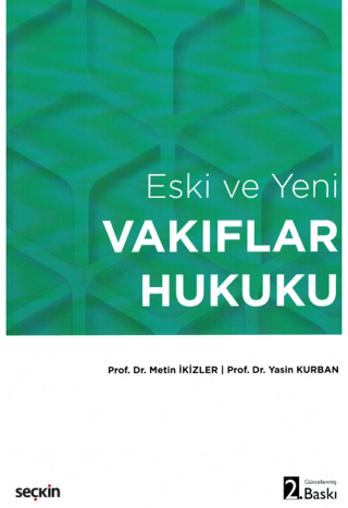 Vakıflar Hukuku Yasin Kurban