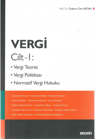 Vergi Cilt - 1 Coşkun Can Aktan