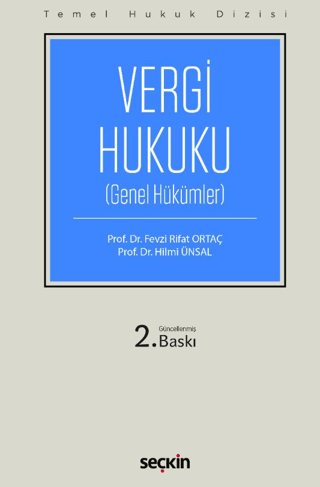 Vergi Hukuku Genel Hükümler (THD) Hilmi Ünsal