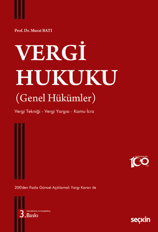 Vergi Hukuku (Genel Hükümler) Murat Batı