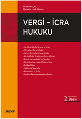 Vergi - İcra Hukuku Muhsin Koçak