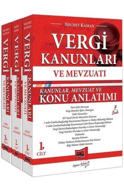 Vergi Kanunları ve Mevzuatı Konu Anlatımı ve Soru Bankası 3 Kitap 7. B