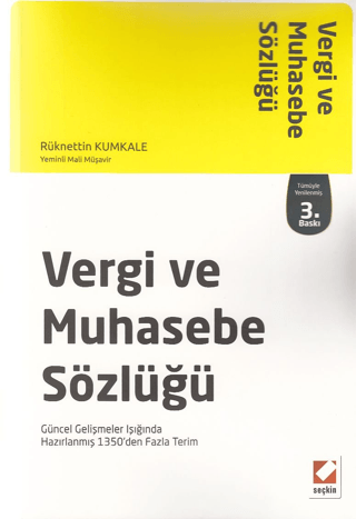 Vergi ve Muhasebe Sözlüğü Rüknettin Kumkale