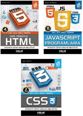 Web Programlama Seti (3 Kitap Takım) Kolektif