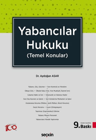 Yabancılar Hukuku Aydoğan Asar