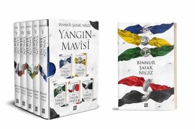 Yangın Mavisi Set (5 Kitap Takım) Binnur Şafak Nigiz