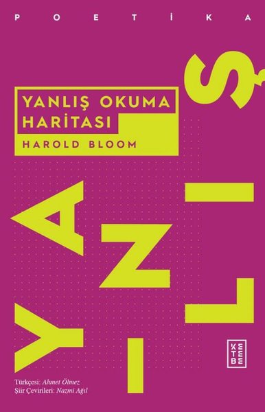 Yanlış Okuma Haritası Harold Bloom