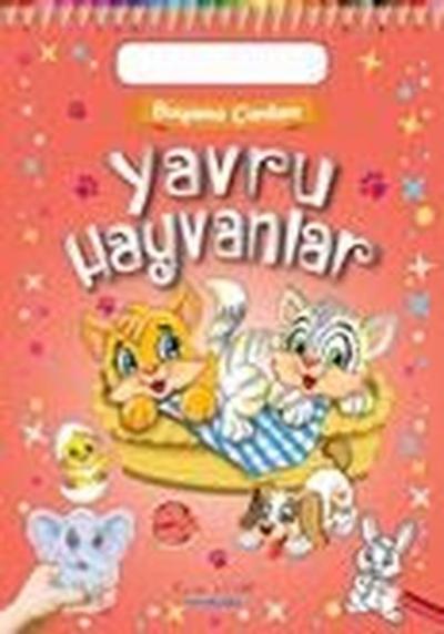 Yavru Hayvanlar - Boyama Çantam - Renkli Çıkartmalı Kolektif