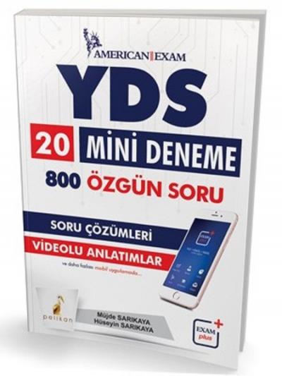 2018 YDS 20 Mini Deneme 800 Özgün Soru Müjde Sarıkaya