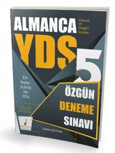 YDS Almanca Özgün 5 Deneme Sınavı Rahim Şentürk