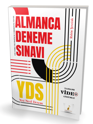 YDS-Yeni Nesin Deneme - Almanca Deneme Sınavı-Tamamı Video Çözümlü Rah