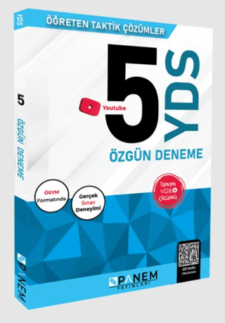 YDS Video Çözümlü Özgün 5 Deneme Kolektif