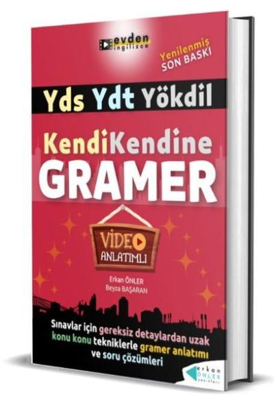 YDS YDT Yökdil Kendi Kendine Gramer - Video Anlatımlı (Ciltli) Erkan Ö