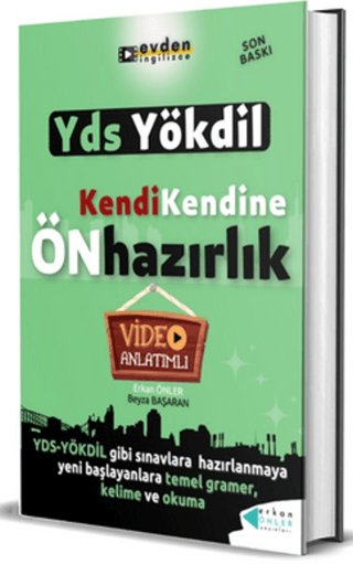 YDS Yökdil Kendi Kendine Ön Hazırlık - Video Anlatımlı (Ciltli) Erkan 