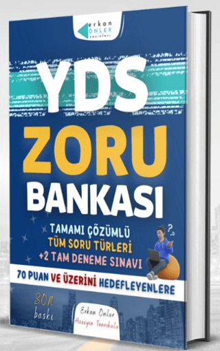 YDS Zoru Bankası - Tamamı Çözümlü Tüm Soru Türleri 2 Tam Deneme Sınavı