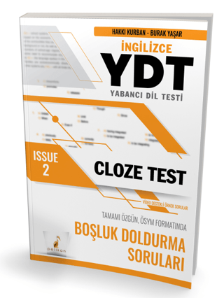 YDT İngilizce Cloze Test Issue 2 Burak Yaşar