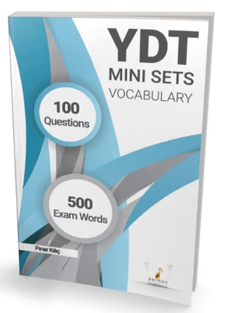 YDT İngilizce Mini Sets - Vocabulary - 100 Questions-500 Exam Words Pı