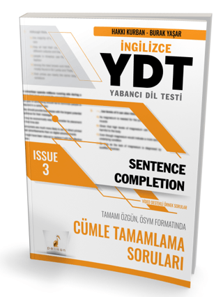 YDT İngilizce Sentence Completion Issue 3 Burak Yaşar