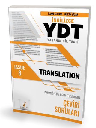 YDT İngilizce Translation Issue 8 Burak Yaşar