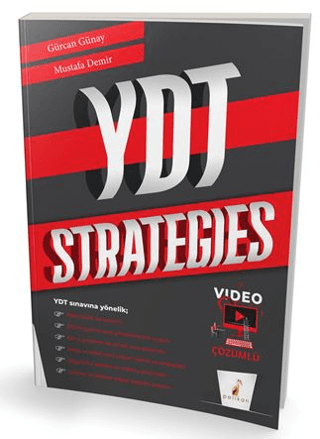 YDT Strategies Video Çözümlü Soru Bankası Gürcan Günay