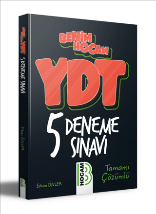 YDT Tamamı Çözümlü 5 Deneme Sınavı Erkan Önler