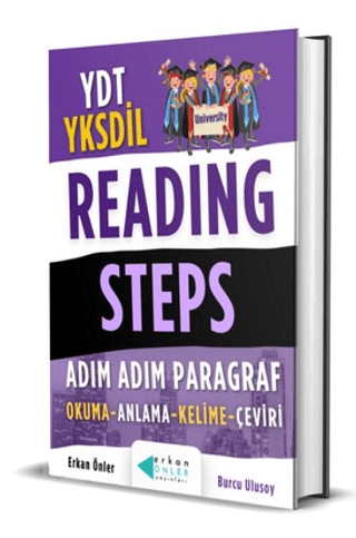 YDT YKSDİL Reading Steps - Adım Adım Paragraf Erkan Önler