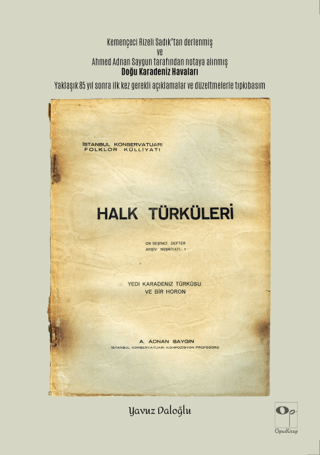 Halk Türküleri - Yedi Karadeniz Türküsü ve Bir Horon Yavuz Daloğlu