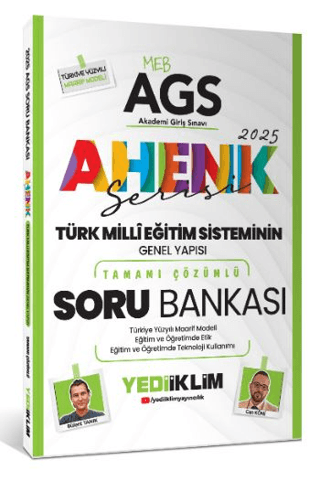 Yediiklim Yayınları 2025 MEB AGS Ahenk Serisi Türk Milli Eğitim Sistem