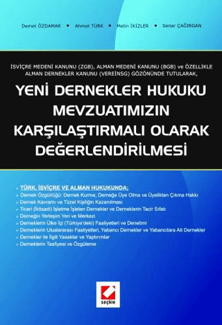 Yeni Dernekler Hukuku Demet Özdamar