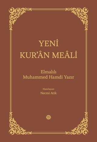 Yeni Kur’an Meali Bez Ciltli Elmalılı Muhammed Hamdi Yazır