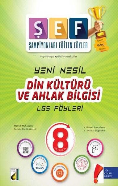 Yeni Nesil Din Kültürü ve Ahlak Bilgisi 8. Sınıf LGS Föyleri Kolektif