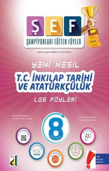 Yeni Nesil T.C. İnkılap Tarihi ve Atatürkçülük 8. Sınıf LGS Föyleri Ko