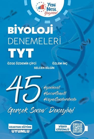 2021 TYT Biyoloji Denemeleri 45 Gerçek Sınav Deneyimi Özge Demir Çifci