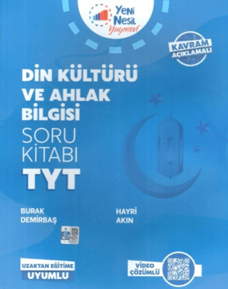 2021 TYT Din Kültürü ve Ahlak Bilgisi Soru Kitabı Burak Demirbaş