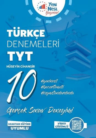 TYT Türkçe 10 Deneme Sınavı Hüseyin Cihangir